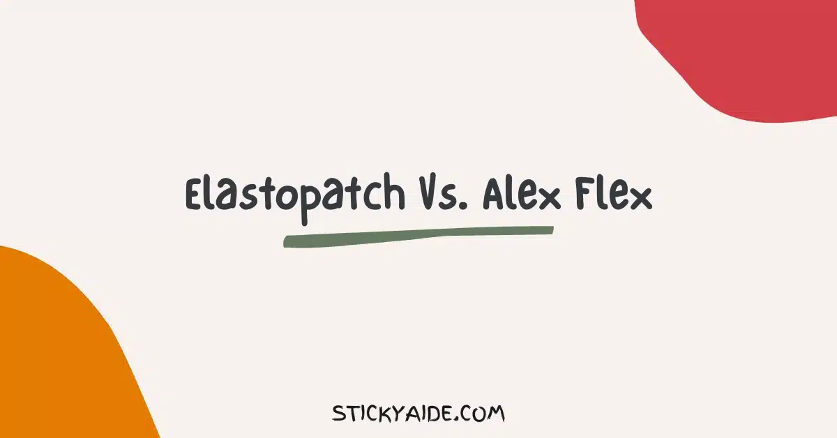 Elastopatch Vs Alex Flex