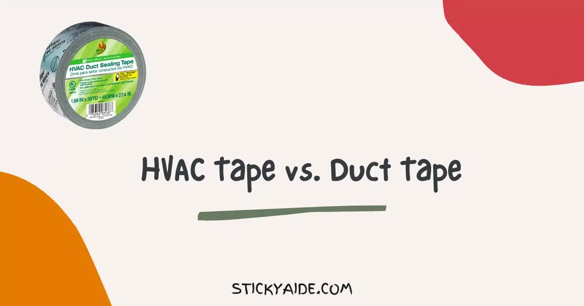 HVAC Tape vs Duct Tape